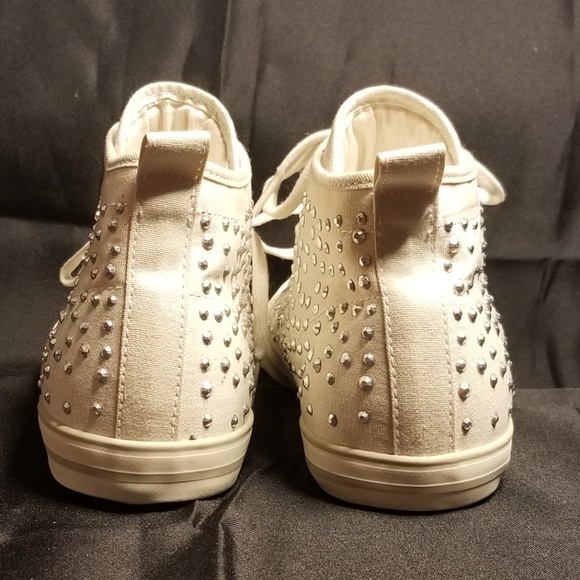 GUESS Bling Sneakers "JOAN" Crystal/Stud decor 10 - Picture 4 of 7